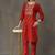 smart women embroidered kurta with trousers