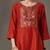 smart women embroidered kurta with trousers