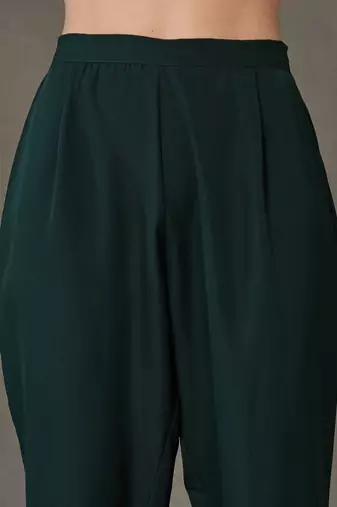 workwear women embroidered kurta with trousers