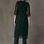 workwear women embroidered kurta with trousers