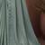sea_green sea green embellished sequinned border saree