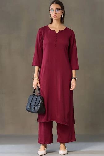 smart women kurta with palazzos