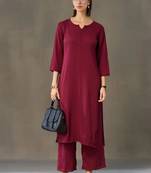 smart women kurta with palazzos