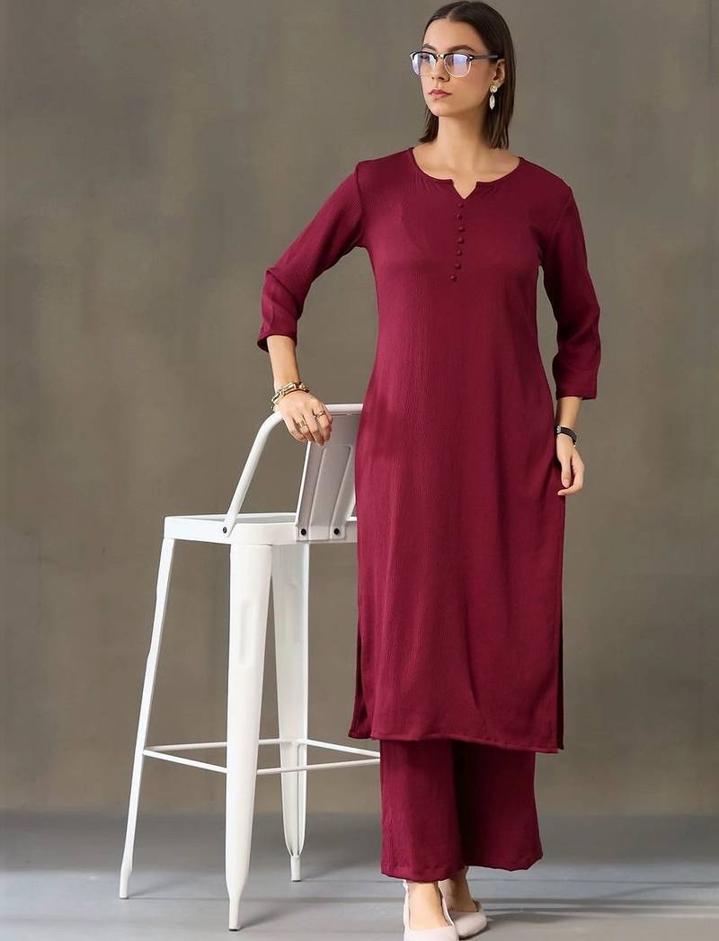 smart women kurta with palazzos