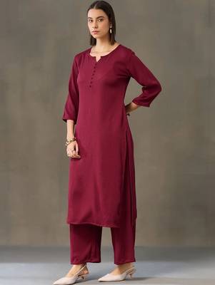 smart women kurta with palazzos 3