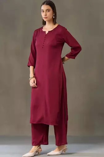 smart women kurta with palazzos