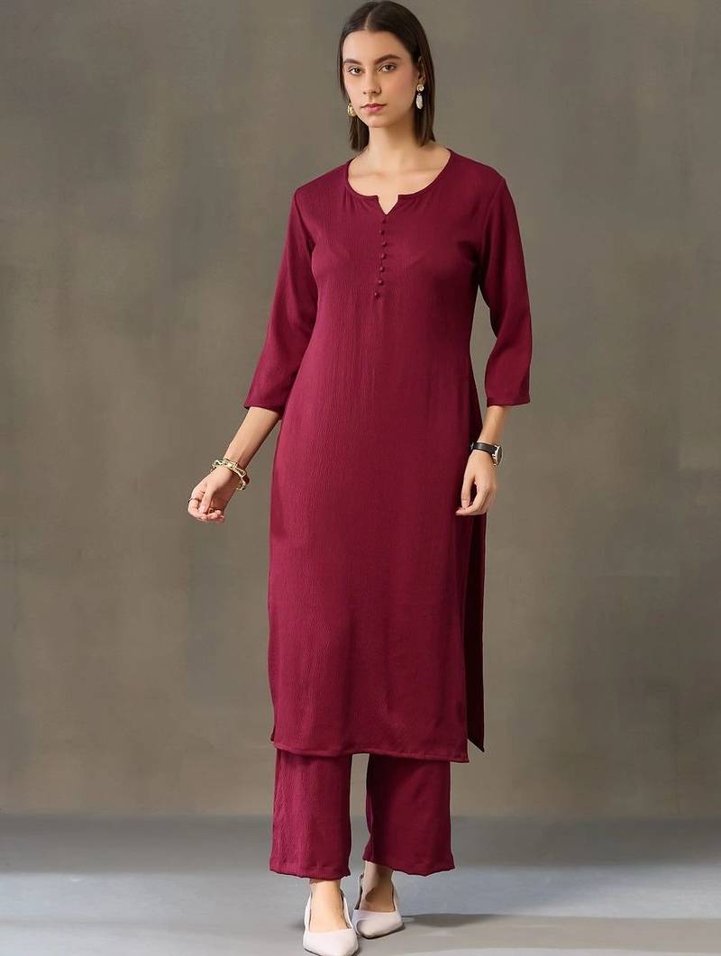 smart women kurta with palazzos