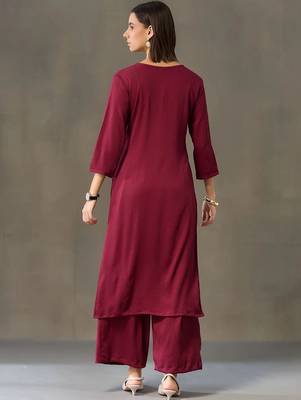 smart women kurta with palazzos 7