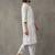structured printed a-line kurta sets