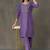 structured women embroidered kurta with trousers