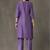 structured women embroidered kurta with trousers
