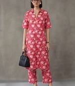 everyday workwear printed cotton kurta sets