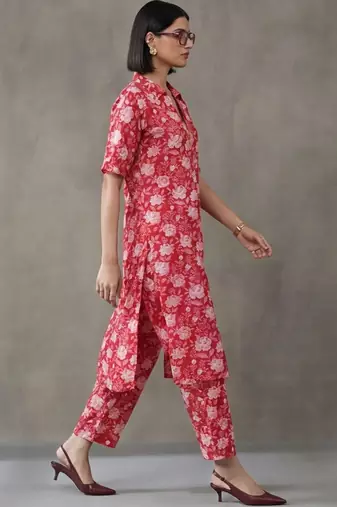 everyday workwear printed cotton kurta sets