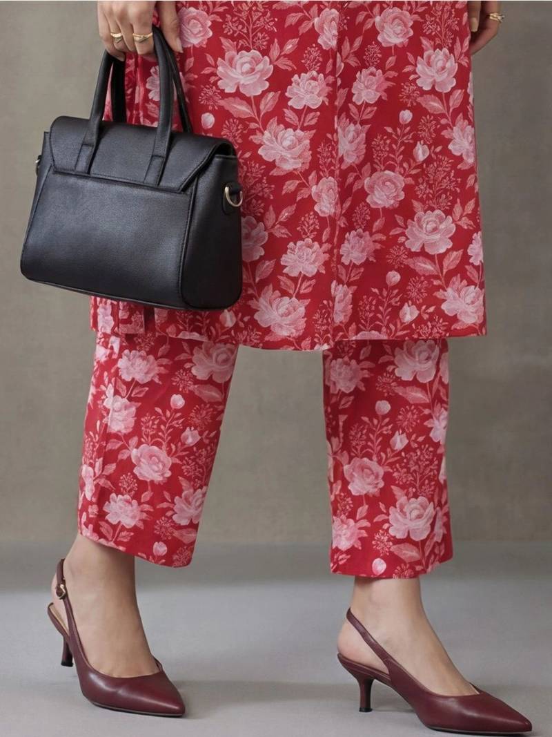 everyday workwear printed cotton kurta sets