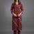 tailored women printed kurta with trousers