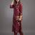 tailored women printed kurta with trousers