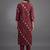 tailored women printed kurta with trousers