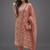workwear women printed kurta with trousers with dupatta