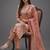 workwear women printed kurta with trousers with dupatta