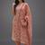 workwear women printed kurta with trousers with dupatta
