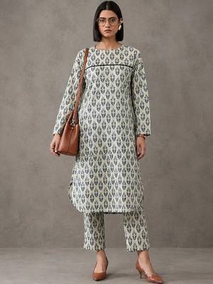 formal printed cotton kurta sets 1