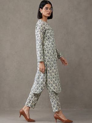 formal printed cotton kurta sets 2