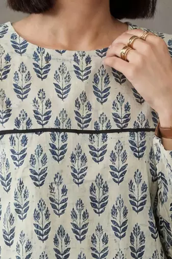 formal printed cotton kurta sets