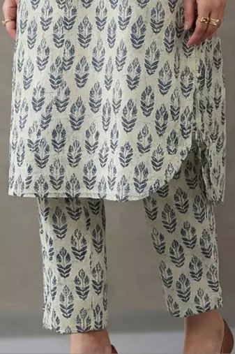 formal printed cotton kurta sets