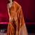 rust ethnic motifs woven design zari pure linen banarasi saree with blouse piece