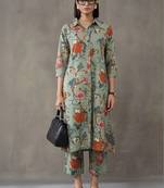 tailored printed cotton kurta sets