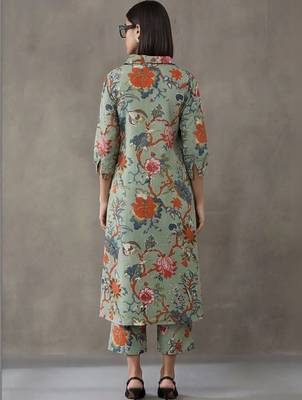 tailored printed cotton kurta sets 3