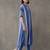 women striped regular kurta with trousers