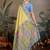 yellow ethnic motifs saree