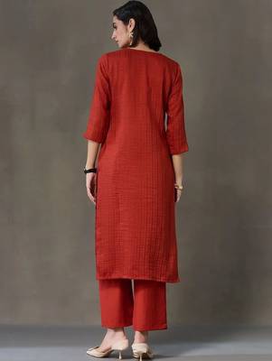 tailored women kurta with trousers 6