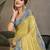yellow ethnic motifs saree