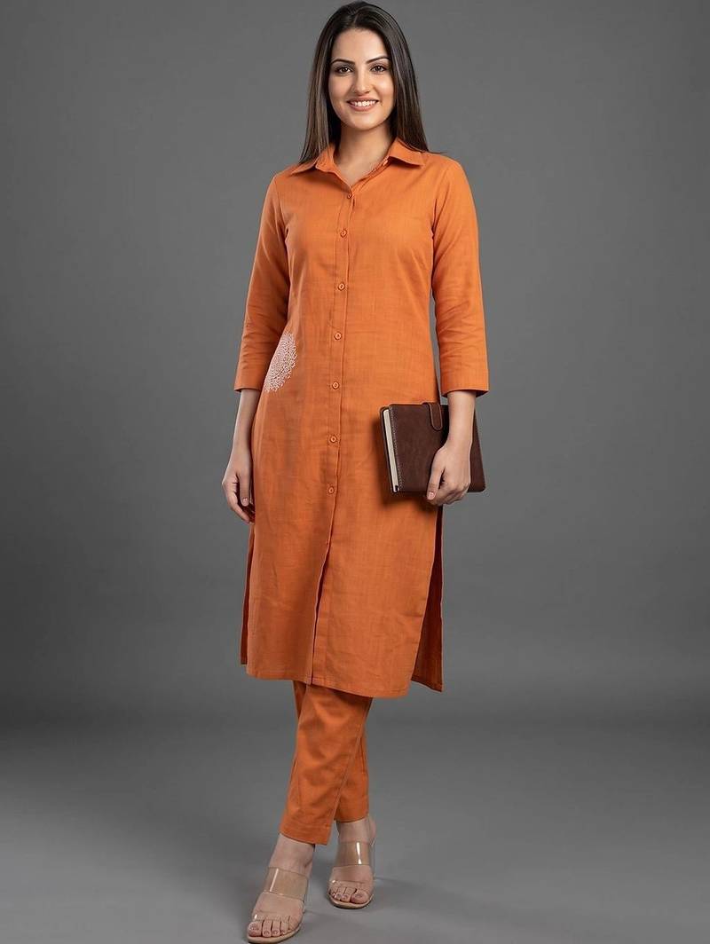 everyday workwear women kurta with trousers