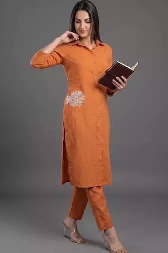 everyday workwear women kurta with trousers