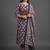 tailored women printed kurta with trousers with dupatta