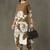 everyday workwear women printed kurta with trousers
