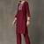 tailored women embroidered kurta with trousers
