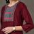 tailored women embroidered kurta with trousers