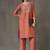 tailored women embroidered kurta with trousers