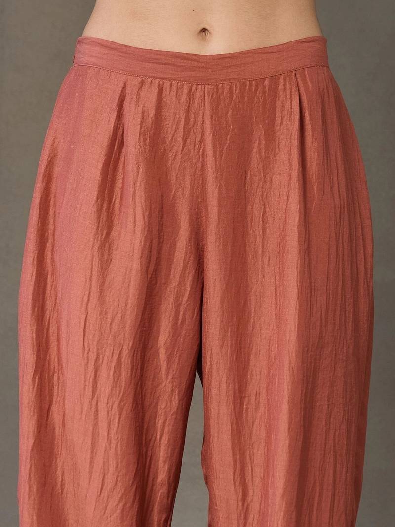 tailored women embroidered kurta with trousers
