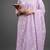 workwear women printed kurta with trousers with dupatta