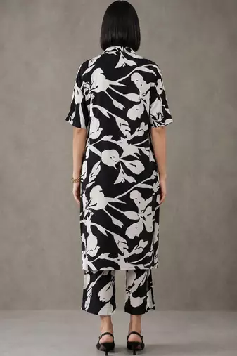 tailored printed a-line kurta sets