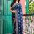 navy_blue woven design zari pure chiffon handloom saree