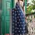 navy_blue woven design zari pure chiffon handloom saree