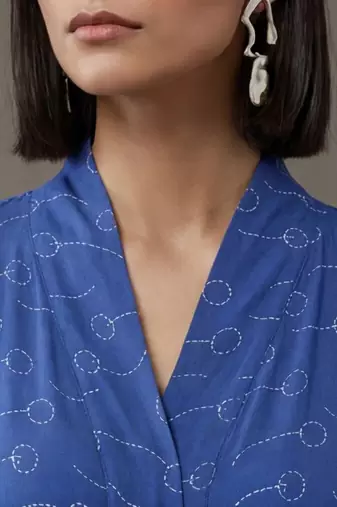 workwear printed a-line kurta sets
