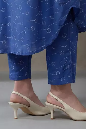 workwear printed a-line kurta sets