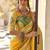 yellow woven design ethnic motifs zari banarasi saree